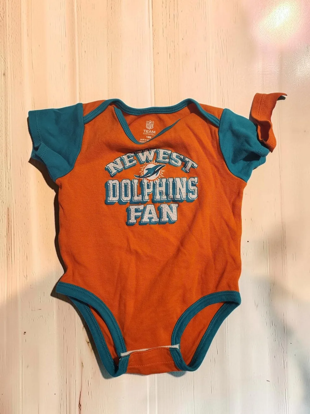 Miami Dolphins NFL Bodysuit Bundle 3 Pieces